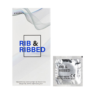 엔시토 립 앤 리브드 (굴곡형) 콘돔 10P (빅헤드 콘돔 10P 1개 증정)
